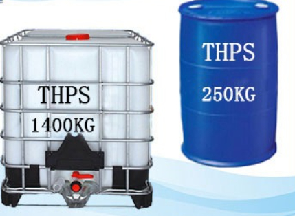 Good price CAS 55566-30-8 Tetrakis (Hydroxymethyl) Phosphonium Sulfate 75% (THPS 75%) Biocide And Flame Retardant online