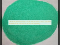 CAS 6018-89-9 Nickel(II) Acetate Tetrahydrate Green Crystalline Powder Nicke Acetate For Nickel Electroplating